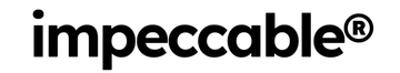The wordmark 'impeccable' in lowercase black sans-serif lettering with a registered trademark symbol, centered on a plain white background.